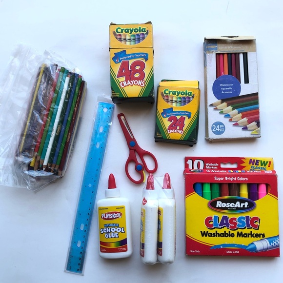 Crayola Toys Bundle Lot Of Crayons Markers And Colored Pencils